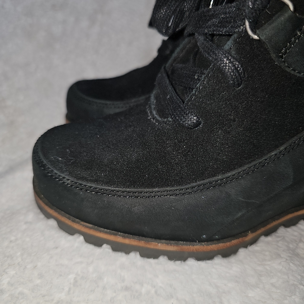 UGG Black Wedge Boots - Picture 7 of 12